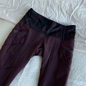 Lululemon Maroon Leggings